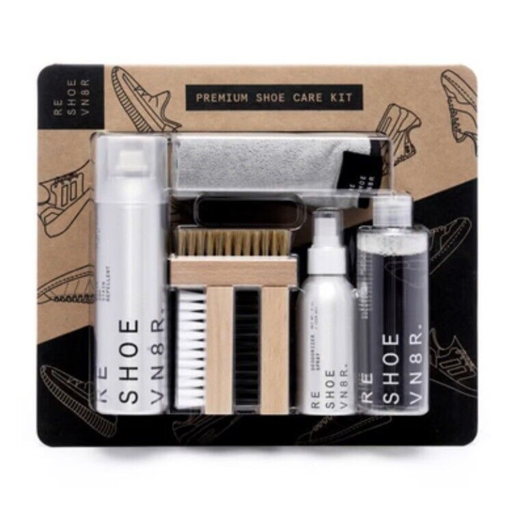 Shoe Care Kit ~ by Reshoevn8r ~ Premium Set ~ Brushes, Formulas, Towel ~ New